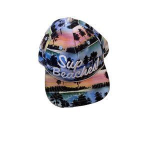 Empyre Surplus Co Hat Cap Hawaii beach "SUP BEACHES" Colorful Mens one size